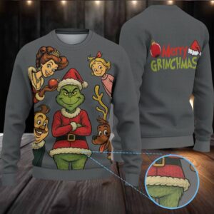 Christmas Characters Movie Christmas Knitted Sweater