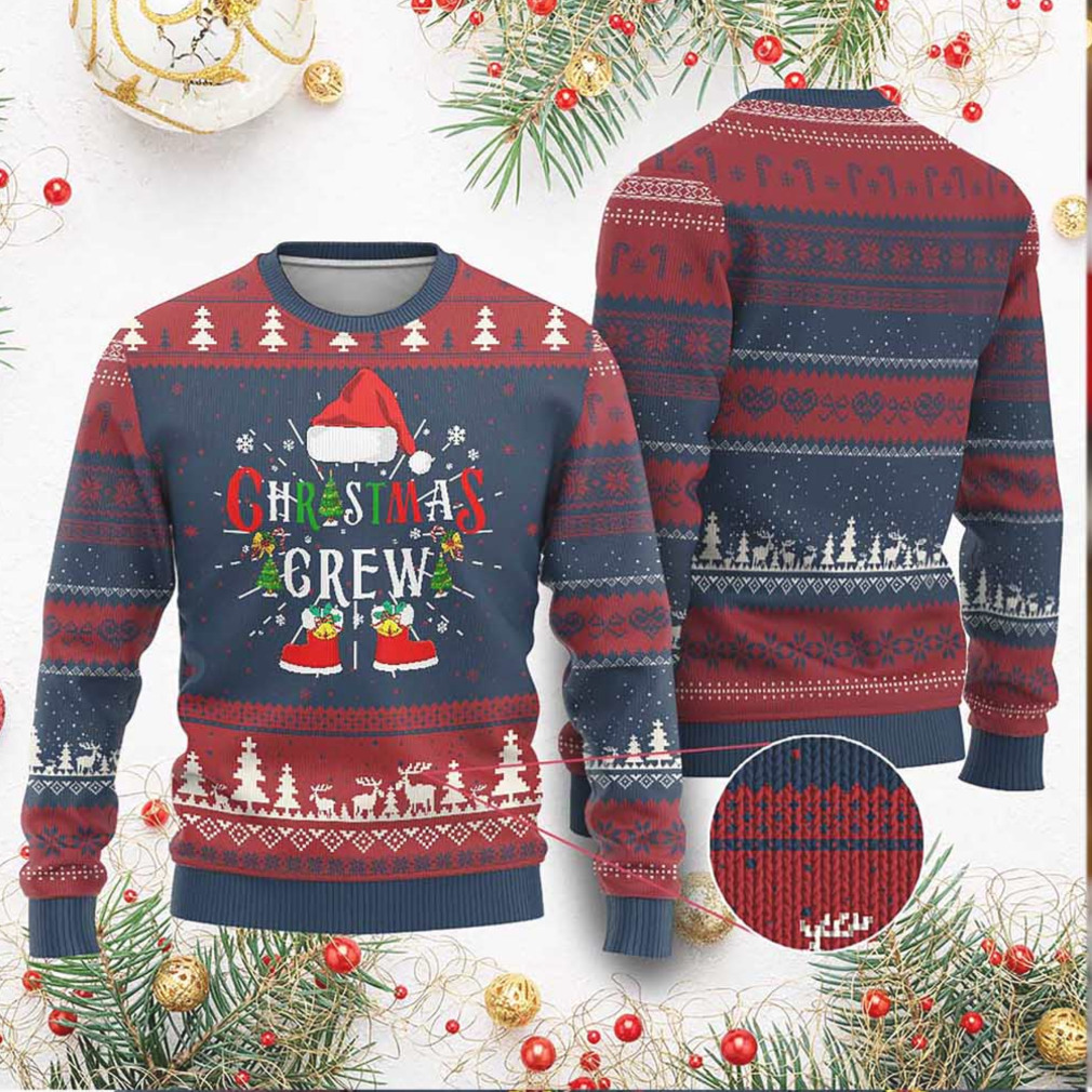 Christmas Crew Ugly Christmas Sweater Merry and Bright Christmas Shirt Xmas Christmas Crew Ugly Christmas Sweater Merry and Bright Christmas Shirt Xmas