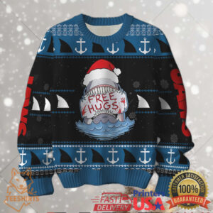 Christmas Shark Santa Jaws Ugly Christmas Sweater