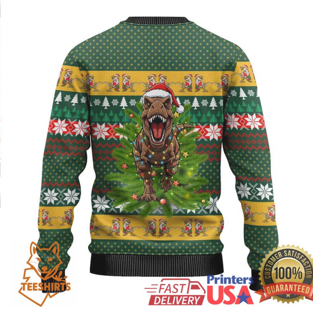 Christmas T Rex In Noel Tree Ugly Christmas Sweater Xmas Holiday Patterns Christmas T Rex In Noel Tree Ugly Christmas Sweater Xmas Holiday Patterns