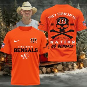 Cincinnati Bengals Kenny Chesney No Shoes Nation Go Bengals Hoodie T Shirt