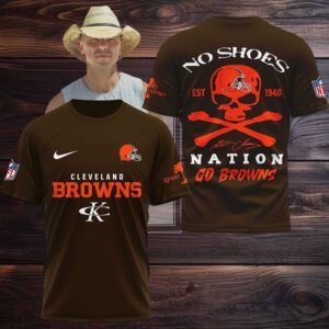 Cleveland Browns Kenny Chesney No Shoes Nation Go Browns Hoodie T Shirt