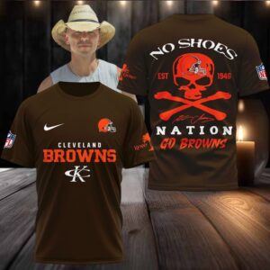 Cleveland Browns Kenny Chesney No Shoes Nation Go Browns Hoodie T Shirt