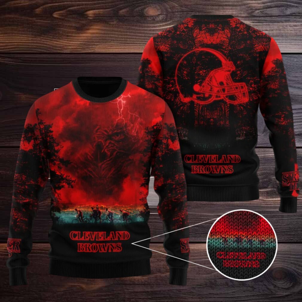 Cleveland Browns x Stranger Things Ugly Sweater – TANTN17506 Cleveland Browns x Stranger Things Ugly Sweater – TANTN17506