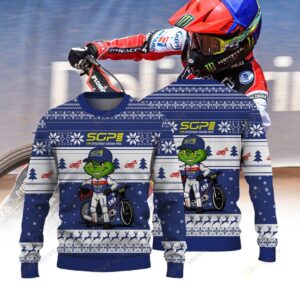 Dan Bewley × Grinch FIM Speedway SGP Christmas Ugly Sweater