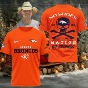 Denver Broncos Kenny Chesney No Shoes Nation Go Broncos Hoodie T Shirt