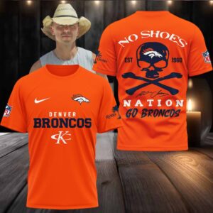 Denver Broncos Kenny Chesney No Shoes Nation Go Broncos Hoodie T Shirt