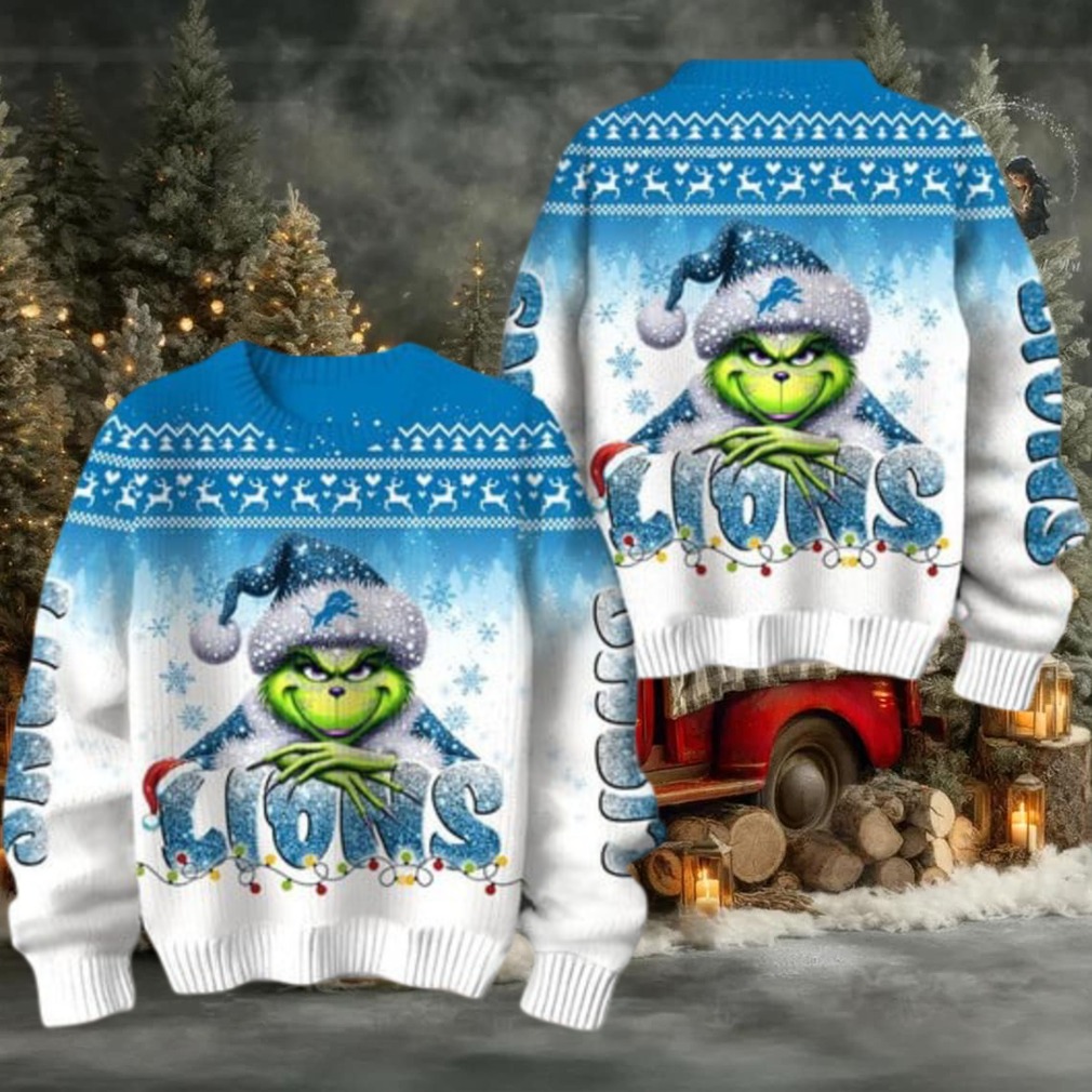 Detroit Lions Grinch Stolen Christmas Sweater Detroit Lions Grinch Stolen Christmas Sweater