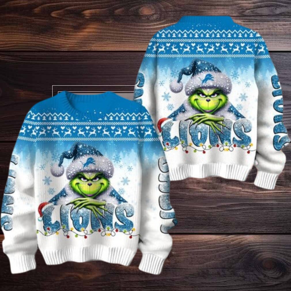 Detroit Lions Grinch Stolen Christmas Sweater Detroit Lions Grinch Stolen Christmas Sweater