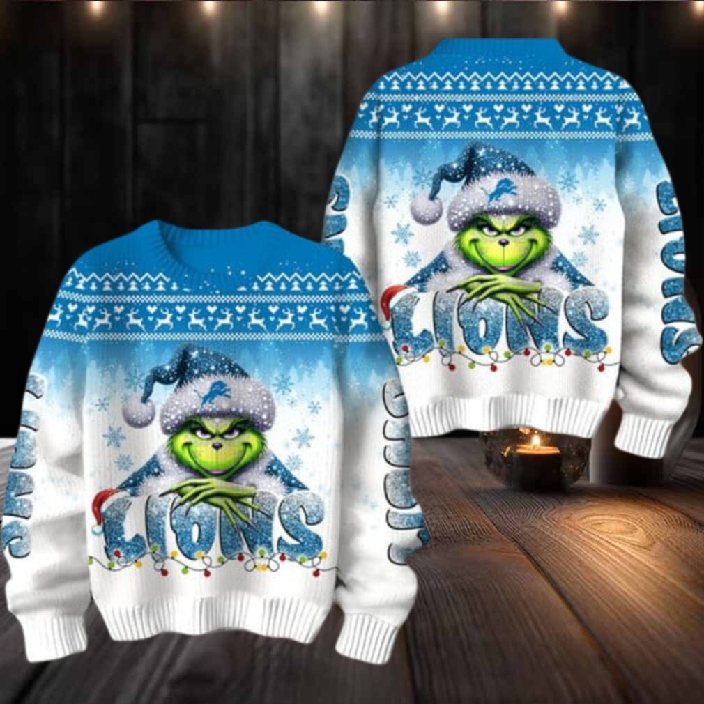Detroit Lions Grinch Stolen Christmas Sweater Detroit Lions Grinch Stolen Christmas Sweater