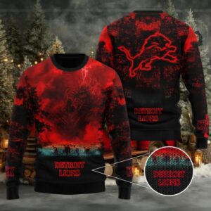 Detroit Lions x Stranger Things Ugly Sweater – TANTN17509