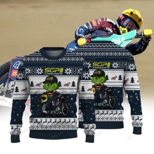 Dominik Kubera × Grinch FIM Speedway SGP Christmas Ugly Sweater