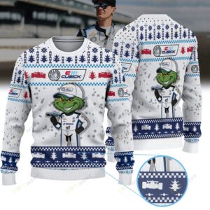 Dreyer & Reinbold Racing Cusick Motorsports Ryan Hunter Reay IndyCar × Grinch Ugly Christmas Sweater