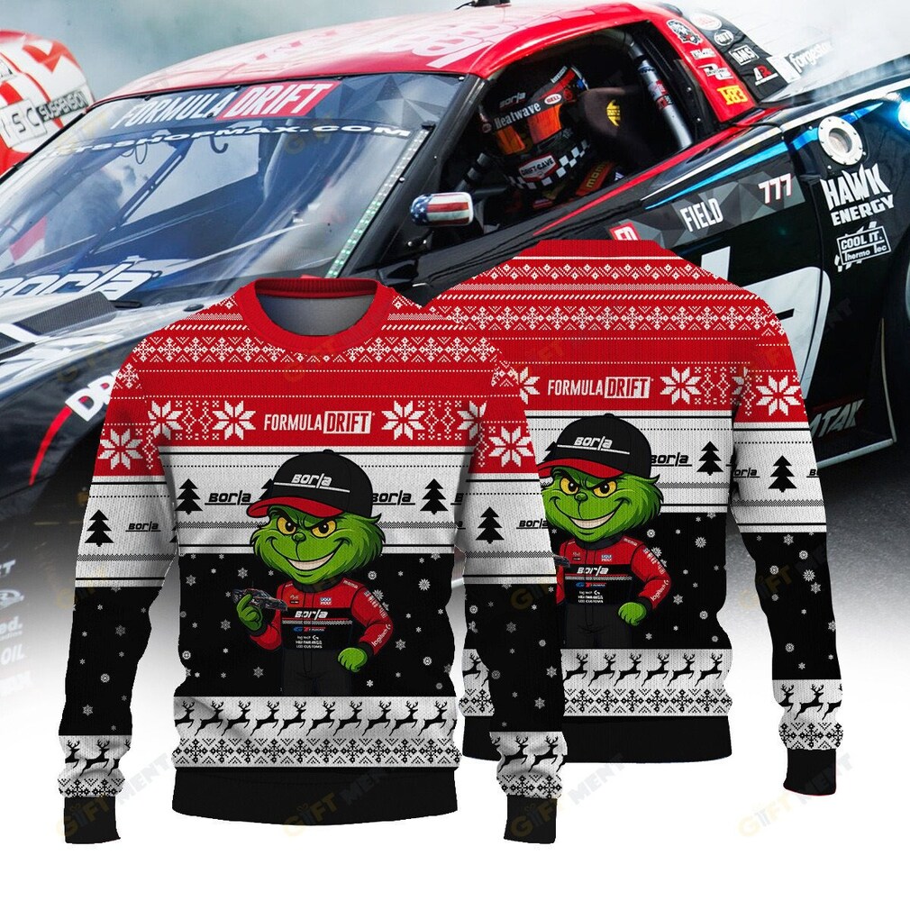 Drift Cave Motorsports Matt Field × Grinch Ugly Christmas Sweater Drift Cave Motorsports Matt Field × Grinch Ugly Christmas Sweater