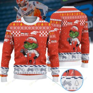 Dylan Ferrandis Phoenix Racing Factory Connection Honda × Grinch Ugly Christmas Sweater