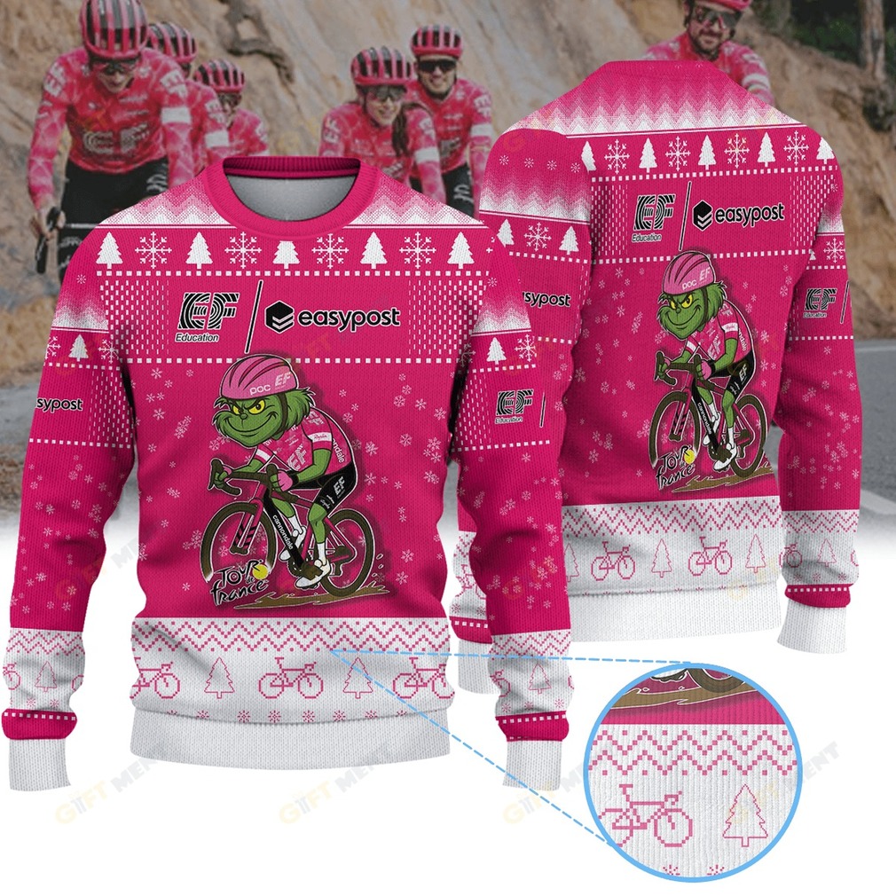 EF EDUCATION EASYPOST × Grinch Christmas Ugly Sweater EF EDUCATION EASYPOST × Grinch Christmas Ugly Sweater