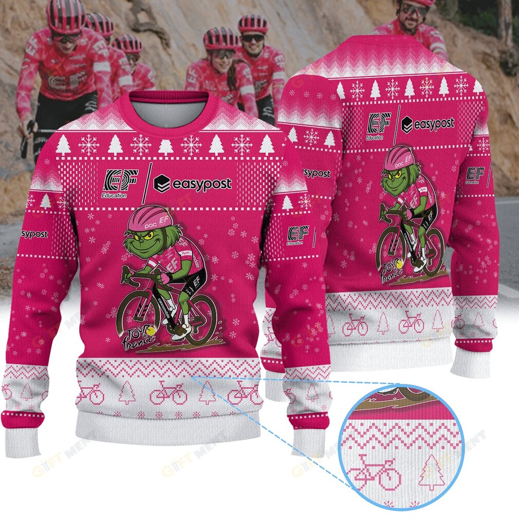EF EDUCATION EASYPOST × Grinch Christmas Ugly Sweater EF EDUCATION EASYPOST × Grinch Christmas Ugly Sweater