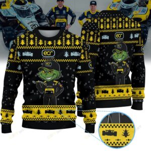 Ed Carpenter Racing Alexander Rossi IndyCar × Grinch Ugly Christmas Sweater
