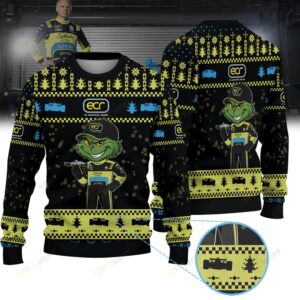 Ed Carpenter Racing Ed Carpenter IndyCar × Grinch Ugly Christmas Sweater