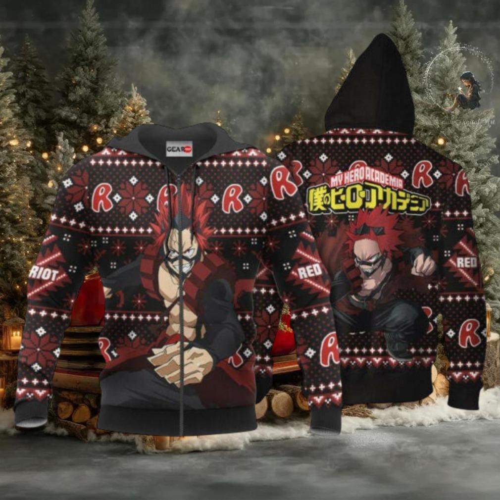 Eijirou Kirishima Ugly Christmas Sweater Anime My Hero Academia Manga 2k50 Fan Gift Stylist Unisex Cartoon 3d Hoodi Eijirou Kirishima Ugly Christmas Sweater Anime My Hero Academia Manga 2k50 Fan Gift Stylist Unisex Cartoon 3d Hoodi