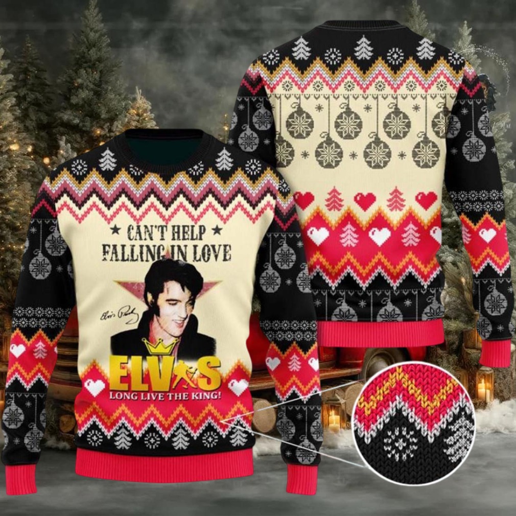 Elvis Presley Long Live The King Gift For Fans Can’t Help Falling In Love 2025 Ugly Christmas Sweater Elvis Presley Long Live The King Gift For Fans Can’t Help Falling In Love 2025 Ugly Christmas Sweater
