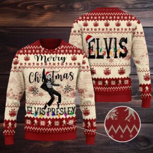 Elvis Presley Ugly Sweater – GNE 1873 Elvis Presley Ugly Sweater – GNE 1873