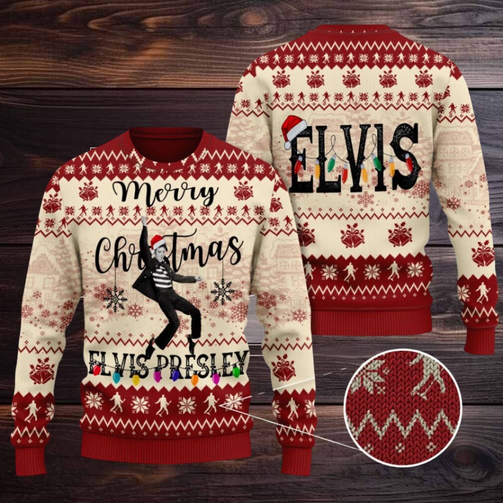 Elvis Presley Ugly Sweater – GNE 1873 Elvis Presley Ugly Sweater – GNE 1873