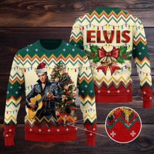 Elvis Presley Ugly Sweater – GNE 1889 Elvis Presley Ugly Sweater – GNE 1889