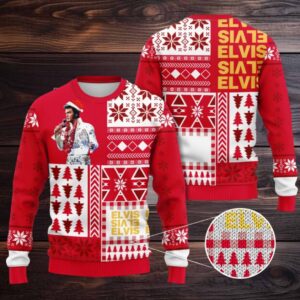 Elvis Presley Ugly Sweater – TANTN 1999 Elvis Presley Ugly Sweater – TANTN 1999