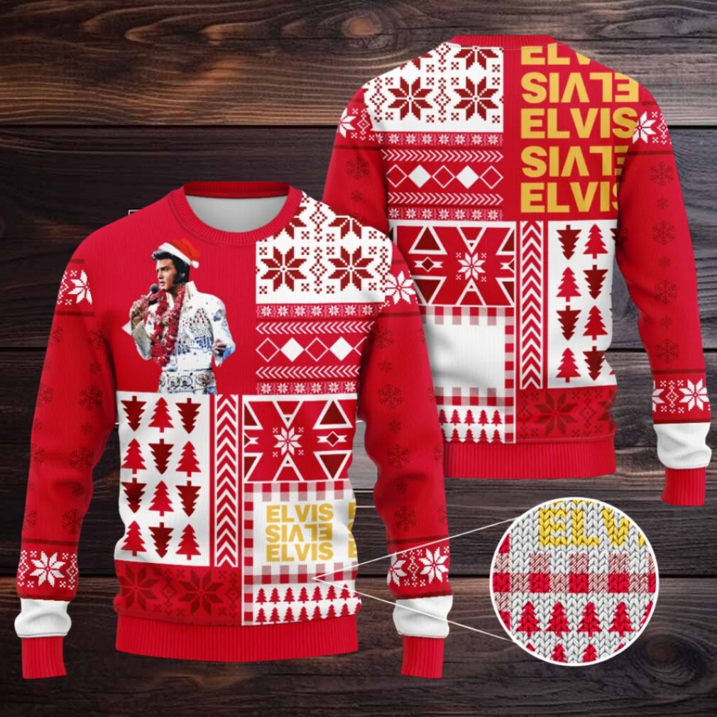 Elvis Presley Ugly Sweater – TANTN 1999 Elvis Presley Ugly Sweater – TANTN 1999