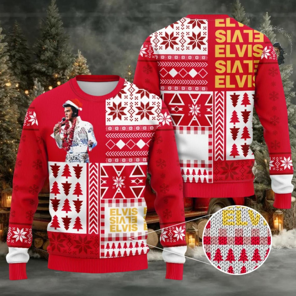 Elvis Presley Ugly Sweater – TANTN 1999 Elvis Presley Ugly Sweater – TANTN 1999