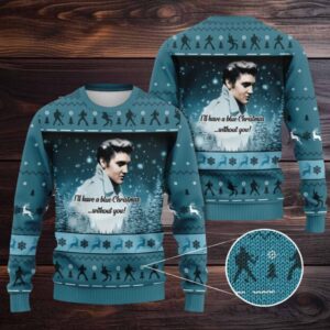 Elvis Presley Ugly Sweater – VANDH 1797 Elvis Presley Ugly Sweater – VANDH 1797