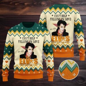 Elvis Presley Ugly Sweater – VANDH 793 Elvis Presley Ugly Sweater – VANDH 793