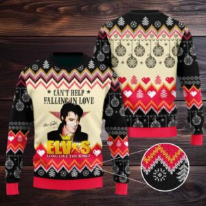 Elvis Presley Ugly Sweater – VANDH 795 Elvis Presley Ugly Sweater – VANDH 795