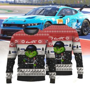 FORD FIAWEC × Grinch Ugly Christmas Sweater II