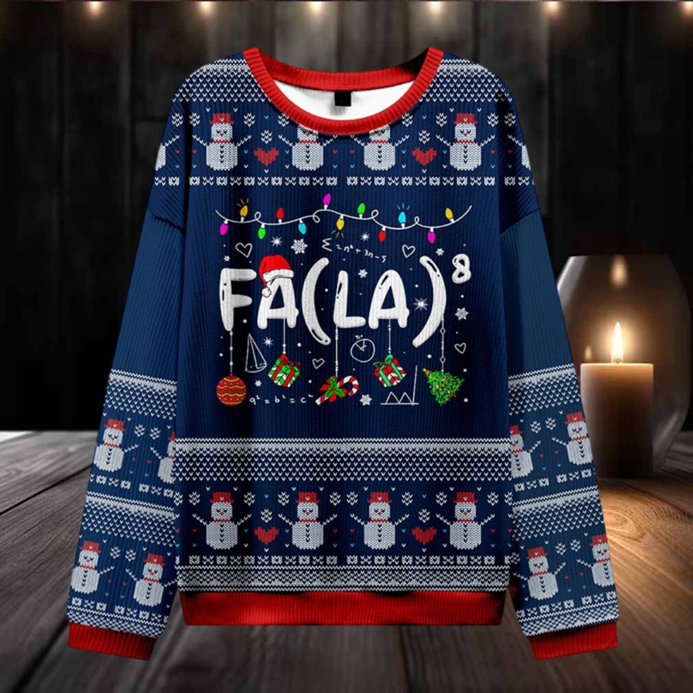 Fa La La La Christmas Teacher Ugly Knit Sweatshirt Fa La La La Christmas Teacher Ugly Knit Sweatshirt