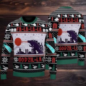 FaLaLaLa Monster Ugly Christmas Sweater