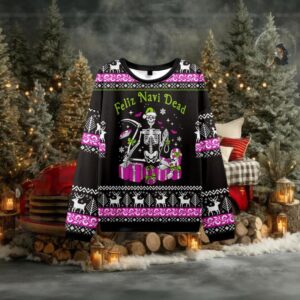 Feliz Navi Dead Ugly Christmas Sweatshirt
