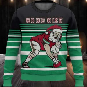 Football Santa Ugly Christmas Sweater