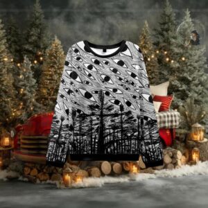 Forest Of Eyes Knit Sweatshirt