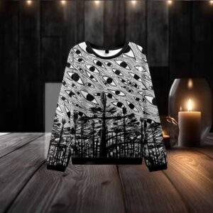 Forest Of Eyes Knit Sweatshirt