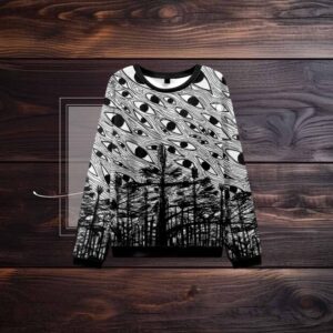 Forest Of Eyes Knit Sweatshirt