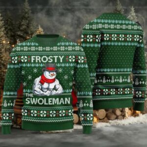Frosty the Swoleman Ugly Christmas Sweater