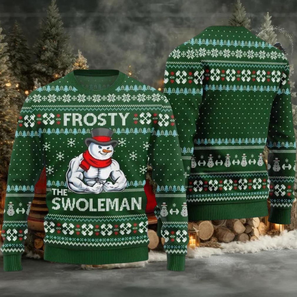 Frosty the Swoleman Ugly Christmas Sweater Frosty the Swoleman Ugly Christmas Sweater