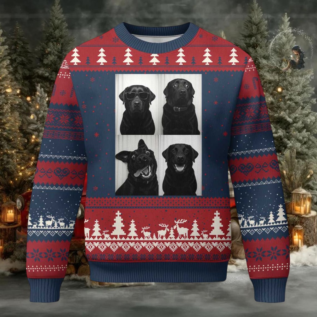 Funny Black Lab Ugly Christmas Sweater Photobooth Selfie Dog Mom Gift Funny Black Lab Ugly Christmas Sweater Photobooth Selfie Dog Mom Gift