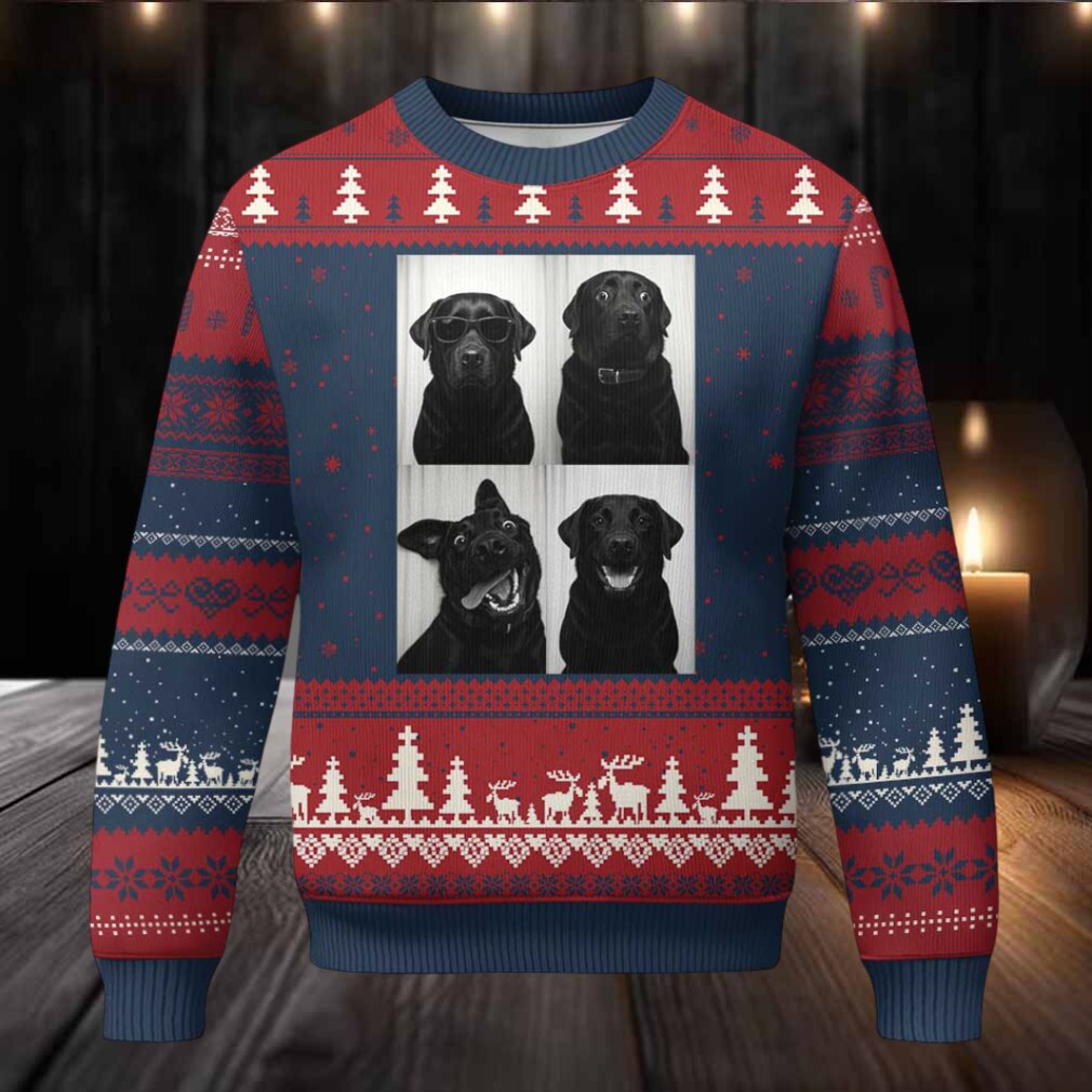 Funny Black Lab Ugly Christmas Sweater Photobooth Selfie Dog Mom Gift Funny Black Lab Ugly Christmas Sweater Photobooth Selfie Dog Mom Gift