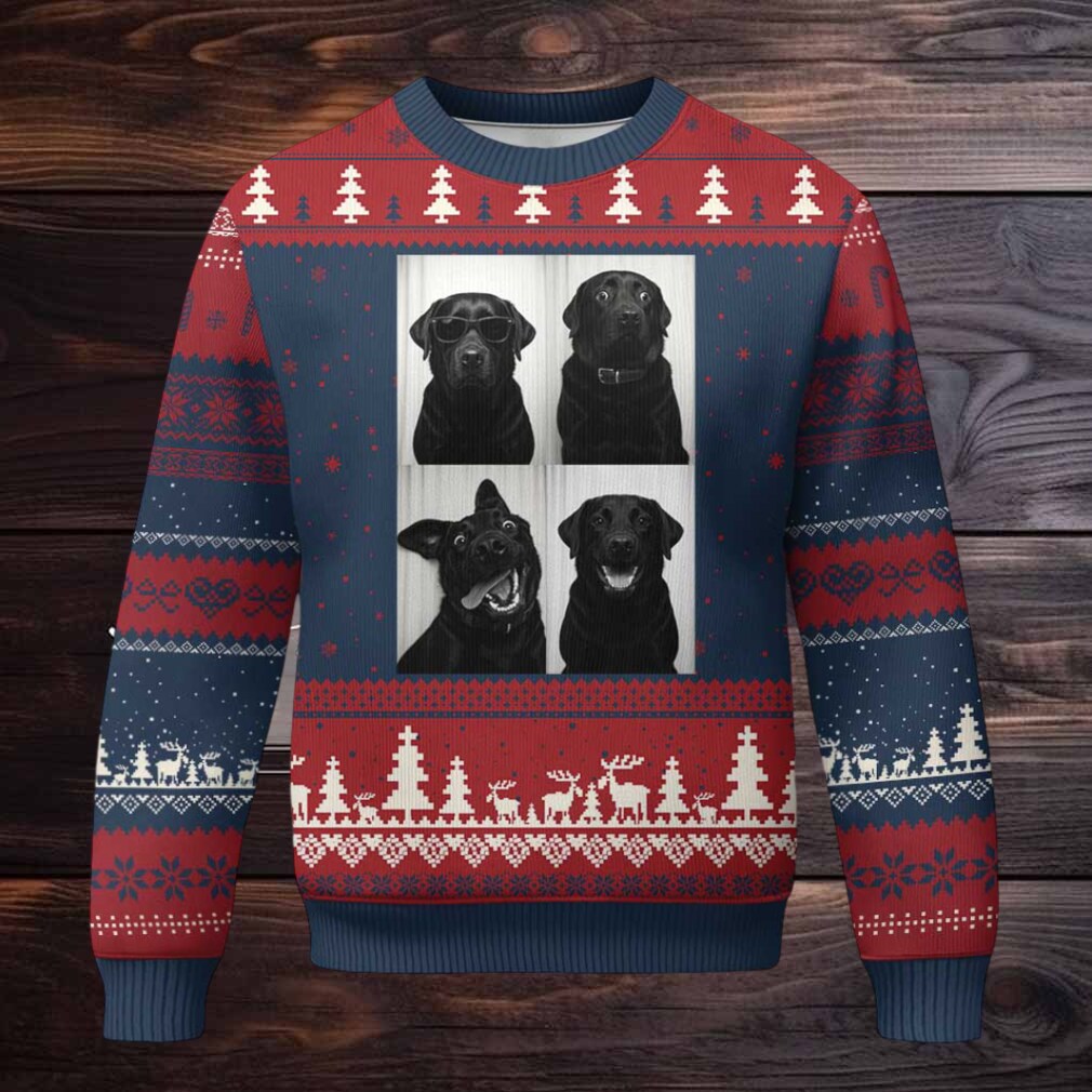 Funny Black Lab Ugly Christmas Sweater Photobooth Selfie Dog Mom Gift Funny Black Lab Ugly Christmas Sweater Photobooth Selfie Dog Mom Gift