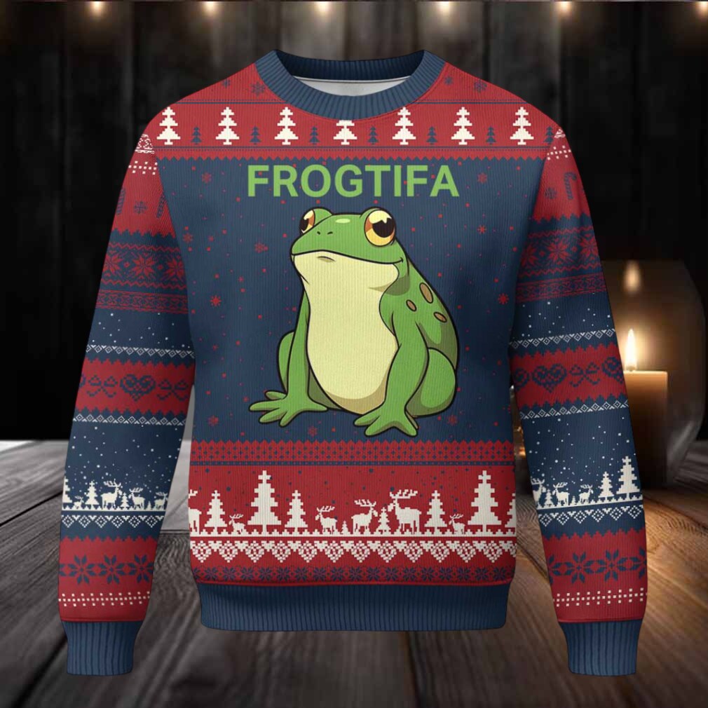 Funny Frogtifa Ugly Christmas Sweater Resist Frog Protest Against Fascism Funny Frogtifa Ugly Christmas Sweater Resist Frog Protest Against Fascism