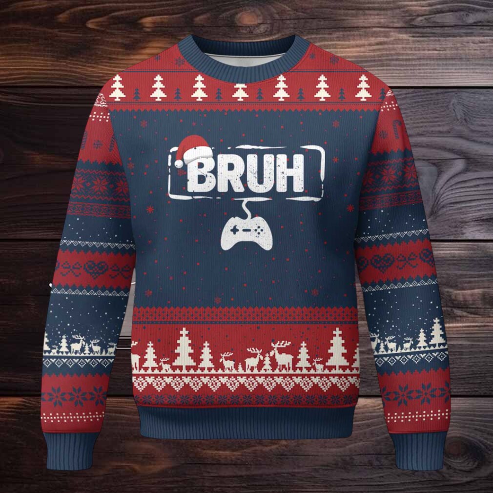 Funny Gaming Xmas Ugly Christmas Sweater Gamer Bruh Video Game Funny Gaming Xmas Ugly Christmas Sweater Gamer Bruh Video Game