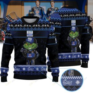 GYTR GRT Yamaha WorldSBK Team × Grinch Ugly Christmas Sweater